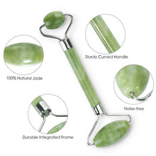 Load image into Gallery viewer, Jade Roller for Face Anti-aging Jade Roller Massager with Gua Sha Scraping Tool 5