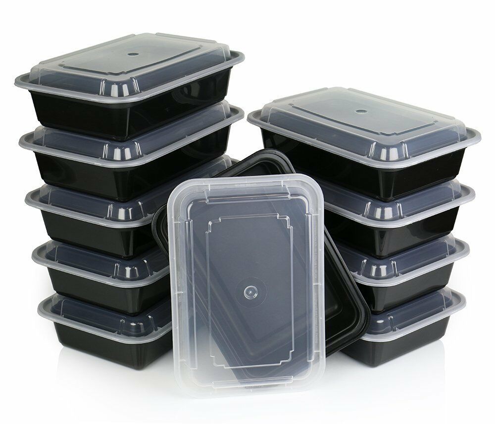 Microwavable Meal Prep Containers, Reusable Food Containers with Lids for  Food Prepping , Plastic Lunch Boxes Food Boxes- Stackable, Freezer  Dishwasher 