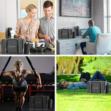 Load image into Gallery viewer, Large Insulated Meal Prep Lunch Bag Food Containers Boxes Leakproof + Ice Pack 3