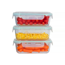 Load image into Gallery viewer, Glass Meal Prep 13 Oz. Storage / Baby Food Container With Snap Locking Lid