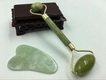 Load image into Gallery viewer, Home Guasha Facial Jade Roller Face Thin+Body Gua Sha Board Massager Tool Set
