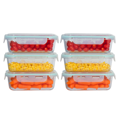 Glass Meal Prep 13 Oz. Storage / Baby Food Container With Snap Locking Lid